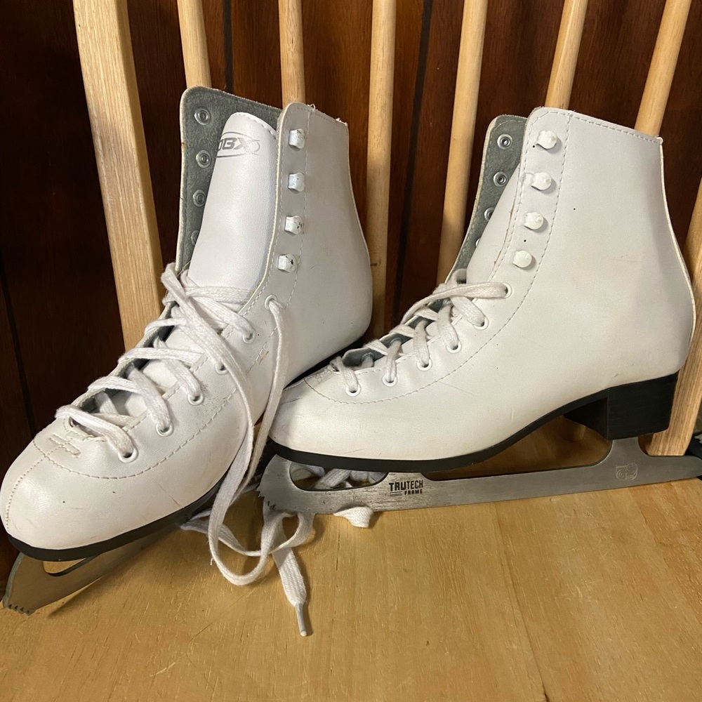 White Ice Skates USED